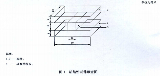 粘結(jié)件試件示意圖